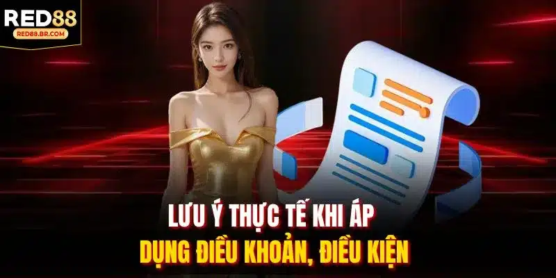 Lưu ý thực tế khi áp dụng điều khoản, điều kiện